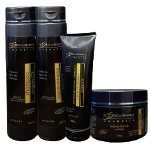 Kit Argan  ( Shampoo 350 ml - Cond 350 ml - Defrizante 250 gr - Máscara 350 gr )