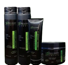 Kit Abacate e Jaborandi ( Shampoo 350 ml - Cond 350 ml - Defrizante 250 gr - Máscara 350 gr)