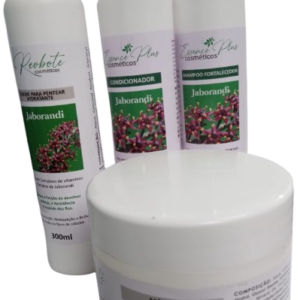 Kit Jaborandi  - Shampoo / Cond / Creme d Pentear / Máscara 500gr